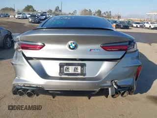 2020 BMW M8 with VIN WBSAE0C00LCD21181, listed as a IAAI auction lot 41299059 with 43,538 mi miles. Bid and sale history available at carsss.com. Image 16.
