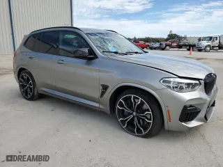 2020 BMW X3 M Competition with VIN 5YMTS0C0XLLA58035, listed as a Copart auction lot 42743124 with 47,680 mi miles. Bid and sale history available at carsss.com. Image 4.