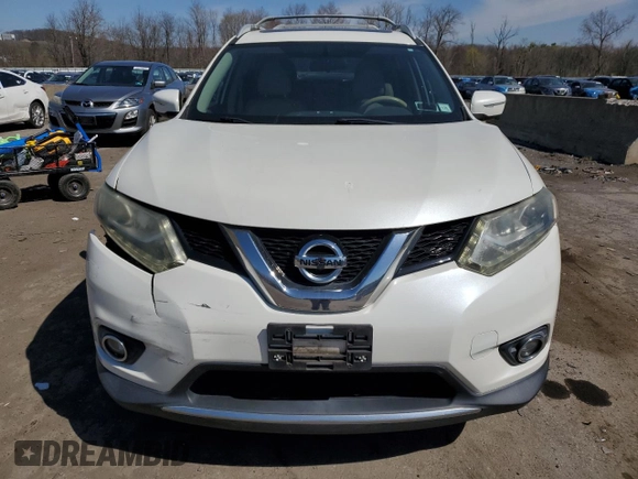 2015 Nissan Rogue SV with VIN 5N1AT2MT0FC773453, listed as a Copart auction lot 53191465 with 108,810 mi miles and Salvage Title. Bid and sale history available at carsss.com. Image 5.