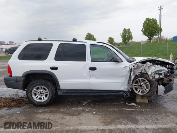 2003 Dodge Durango Sport with VIN 1D4HS38N13F524891, listed as a IAAI auction lot 42027705 with 245,609 mi miles and . Bid and sale history available at DreamBid. Image 13.
