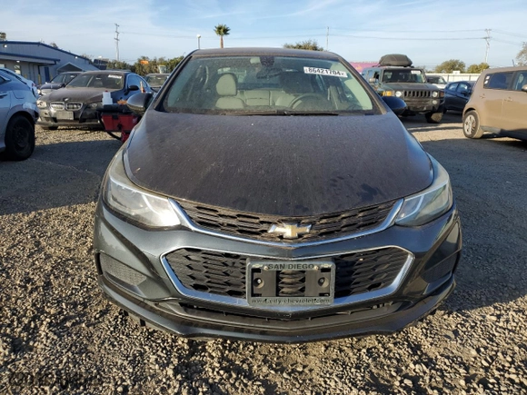 2017 Chevrolet Cruze LT with VIN 1G1BH5SE1H7244050, listed as a Copart auction lot 86421704 with 48,839 mi miles and Clean Title. Bid and sale history available at carsss.com. Image 5.