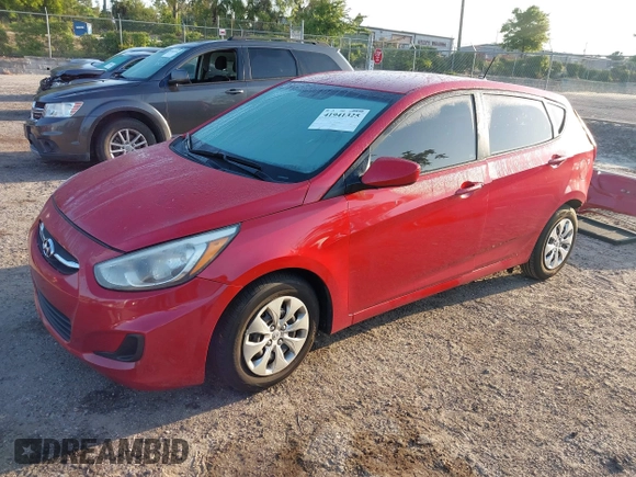 2016 Hyundai Accent SE with VIN KMHCT5AE9GU257815, listed as a IAAI auction lot 41941325 with 109,113 mi miles. Bid and sale history available at carsss.com. Image 17.