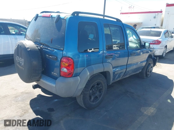 2005 Jeep Liberty Sport with VIN 1J4GK48K55W718275, listed as a IAAI auction lot 41869950 with 198,154 mi miles. Bid and sale history available at carsss.com. Image 4.
