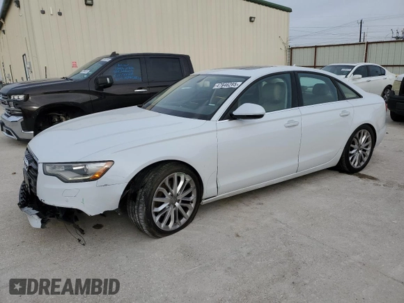 2013 Audi A6 Premium Plus with VIN WAUDFAFC1DN109497, listed as a Copart auction lot 47946285 with 71,220 mi miles and Salvage title. Bid and sale history available at DreamBid. Image 1.