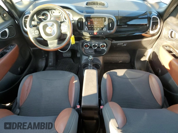 2014 FIAT 500L Trekking with VIN ZFBCFADH4EZ003989, listed as a Copart auction lot 83334354 with 90,261 mi miles and Salvage Title. Bid and sale history available at carsss.com. Image 8.