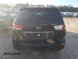 2017 Kia Sedona LX with VIN KNDMB5C15H6306388, listed as a Copart auction lot 84343854 with 106,088 mi miles and Salvage Title. Bid and sale history available at carsss.com. Image 6.