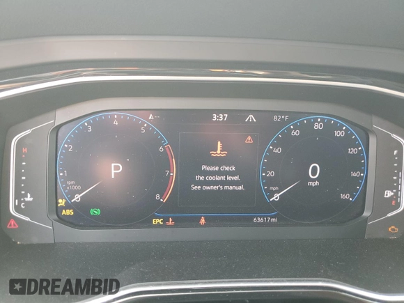 2021 Volkswagen Jetta SEL с VIN 3VWE57BU8MM065517, выставлен на аукционе Copart как лот 59215825 с пробегом 63 617 миль миль и Списание • Salvage title. История ставок и продаж доступна на DreamBid. Изображение 9.