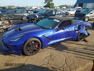 2016 Chevrolet Corvette Z51 2LT with VIN 1G1YK3D75G5116449, listed as a Copart auction lot 71493324 with 67,486 mi miles and Clean Title. Bid and sale history available at carsss.com. Image 1.