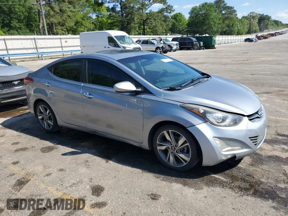 2016 Hyundai Elantra SE with VIN 5NPDH4AE5GH661936, listed as a Copart auction lot 53137545 with 141,379 mi miles and Salvage title. Bid and sale history available at DreamBid. Image 4.
