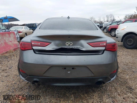 2018 Infiniti Q60 3.0t LUXE with VIN JN1EV7ELXJM392002, listed as a IAAI auction lot 41153596 with 51,369 mi miles. Bid and sale history available at carsss.com. Image 16.
