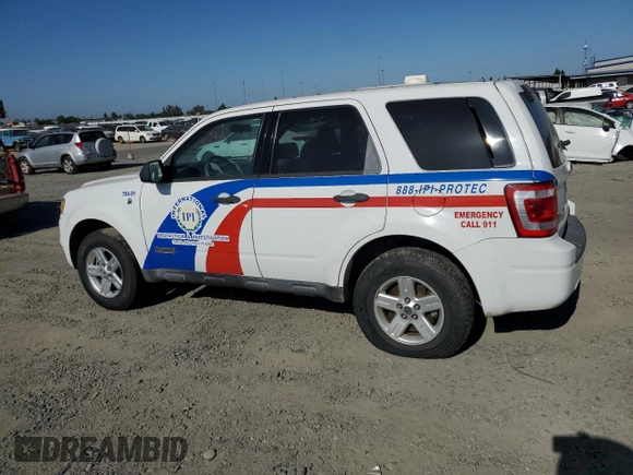 2008 Ford Escape Hybrid with VIN 1FMCU49H18KD68586, listed as a Copart auction lot 58385645 with 98,642 mi miles and Clean title. Bid and sale history available at DreamBid. Image 2.