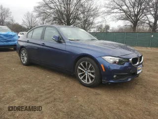 2017 BMW 3 Series 320i with VIN WBA8E1G53HNU13439, listed as a Copart auction lot 47745005 with 35,334 mi miles and Salvage Title. Bid and sale history available at carsss.com. Image 4.