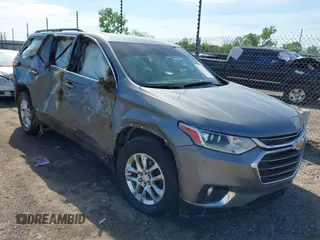2021 Chevrolet Traverse LT z VIN 1GNERHKW2MJ111197, wystawiony jako IAAI lot #42092574 z przebiegiem 58 084 mil mil oraz . Historia ofert i sprzedaży dostępna na DreamBid. Obrazek 1.