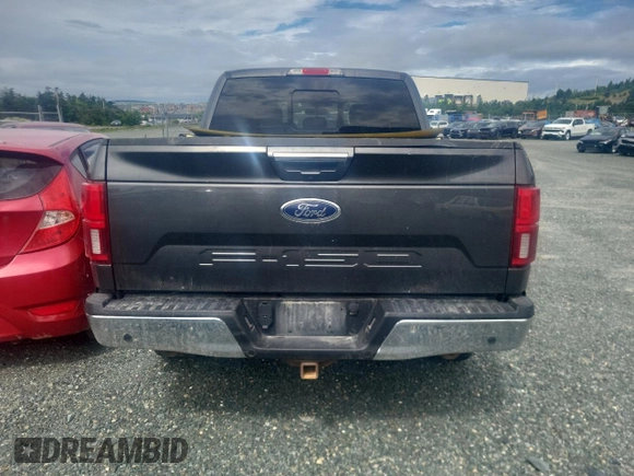 2020 Ford F-150 XL with VIN 1FTEW1E58LKF49324, listed as a Copart auction lot 58653615 with 118,520 mi miles and Salvage title. Bid and sale history available at DreamBid. Image 6.