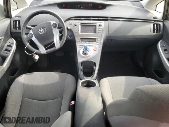 2012 Toyota Prius One with VIN JTDKN3DU8C1548075, listed as a Copart auction lot 55185645 with 38,396 mi miles and Clean Title. Bid and sale history available at carsss.com. Image 8.