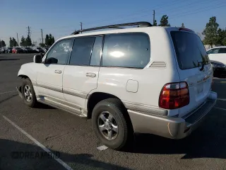 2002 Toyota Land Cruiser with VIN JTEHT05J022020635, listed as a Copart auction lot 80284764 with 0 mi miles and Salvage Title. Bid and sale history available at carsss.com. Image 2.
