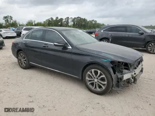 2015 Mercedes-Benz C-Class C 300 with VIN 55SWF4JB2FU046857, listed as a Copart auction lot 50209215 with 112,725 mi miles and Salvage Title. Bid and sale history available at carsss.com. Image 4.