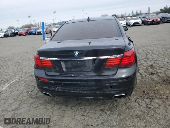2015 BMW 7 Series 750Li with VIN WBAYE8C54FD782389, listed as a Copart auction lot 45150445 with 122,788 mi miles and Clean Title. Bid and sale history available at carsss.com. Image 6.