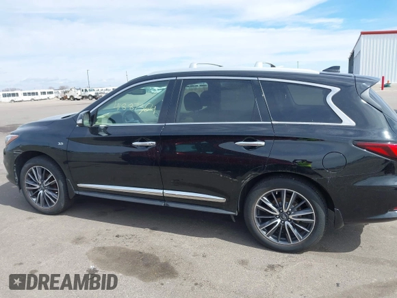 2017 Infiniti QX60 with VIN 5N1DL0MM0HC501577, listed as a IAAI auction lot 41887364 with 124,602 mi miles and . Bid and sale history available at DreamBid. Image 14.