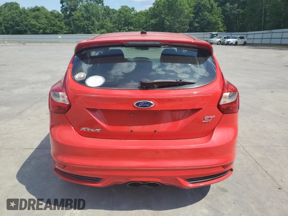 2014 Ford Focus ST with VIN 1FADP3L91EL105683, listed as a Copart auction lot 55444145 with 128,586 mi miles and Clean Title. Bid and sale history available at carsss.com. Image 6.