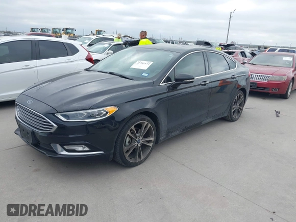 2017 Ford Fusion Titanium with VIN 3FA6P0K9XHR187444, listed as a IAAI auction lot 41753374 with 88,029 mi miles. Bid and sale history available at carsss.com. Image 22.