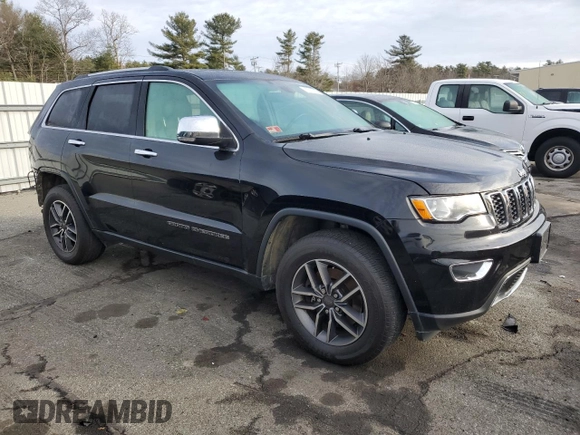2019 Jeep Grand Cherokee Limited X with VIN 1C4RJFBT7KC706494, listed as a Copart auction lot 82813014 with 92,579 mi miles and Salvage title. Bid and sale history available at DreamBid. Image 4.