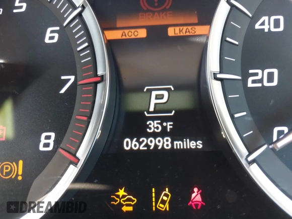 2019 Acura MDX with VIN 5J8YD4H36KL029938, listed as a IAAI auction lot 41139438 with 62,998 mi miles. Bid and sale history available at carsss.com. Image 15.