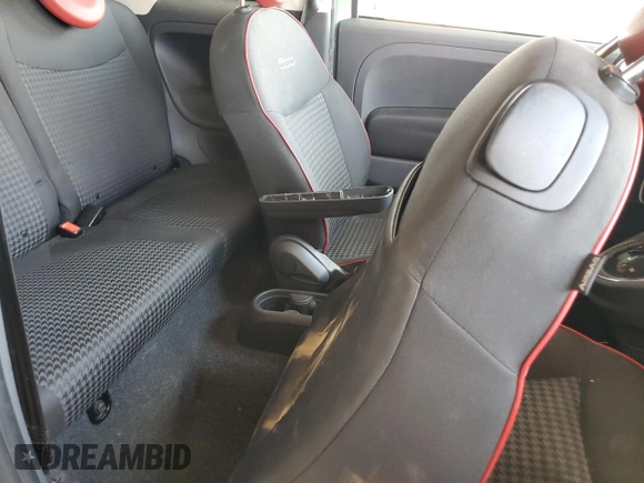 2017 FIAT 500 Pop with VIN 3C3CFFKRXHT548035, listed as a Copart auction lot 60528075 with 92,427 mi miles and Clean title. Bid and sale history available at DreamBid. Image 10.