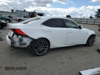 2018 Lexus IS 350 with VIN JTHBZ1D2XJ5033834, listed as a Copart auction lot 48427515 with 90,892 mi miles and Salvage title. Bid and sale history available at DreamBid. Image 3.