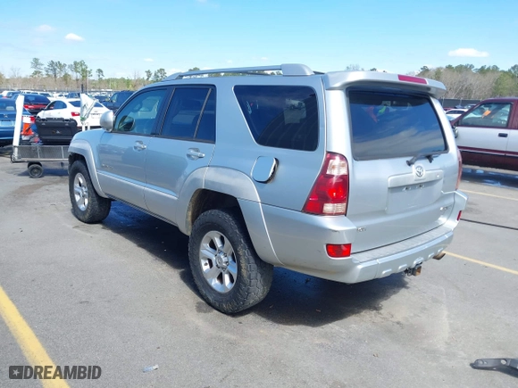 2004 Toyota 4Runner Limited with VIN JTEBU17R140028723, listed as a IAAI auction lot 41796740 with 281,291 mi miles. Bid and sale history available at carsss.com. Image 3.