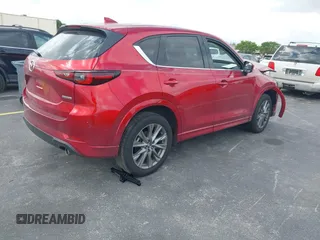 2024 Mazda CX-5 2.5 S Premium Package with VIN JM3KFBDL2R0534659, listed as a IAAI auction lot 41607262 with 5,442 mi miles. Bid and sale history available at carsss.com. Image 4.