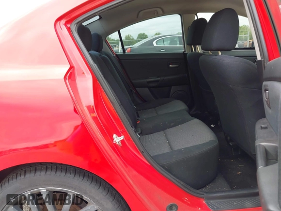 2008 Mazda Mazda3 i Touring Value with VIN JM1BK32F481841945, listed as a IAAI auction lot 42193928 with 154,359 mi miles. Bid and sale history available at carsss.com. Image 8.