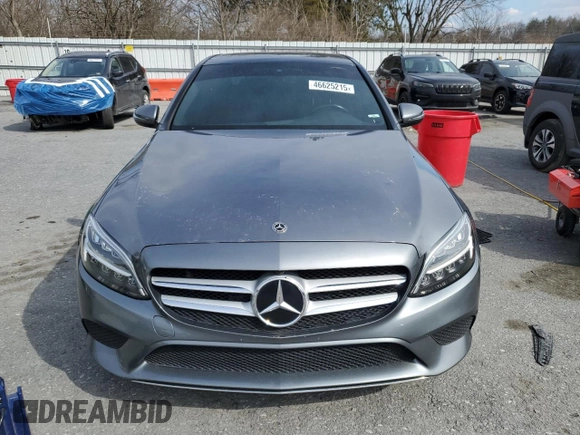 2021 Mercedes-Benz C 300 with VIN W1KWF8EB4MR649177, listed as a Copart auction lot 46625215 with 69,186 mi miles and Clean Title. Bid and sale history available at carsss.com. Image 5.