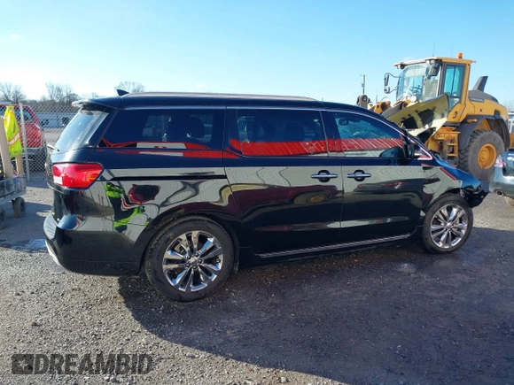 2016 Kia Sedona SX-L with VIN KNDME5C15G6176053, listed as a IAAI auction lot 41213512 with 137,299 mi miles. Bid and sale history available at carsss.com. Image 12.