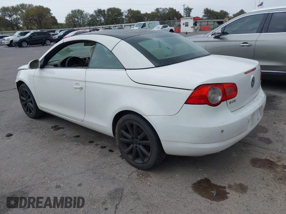 2007 Volkswagen Eos 2.0T with VIN WVWFA71F27V034876, listed as a IAAI auction lot 40732971 with 178,845 mi miles and . Bid and sale history available at DreamBid. Image 3.