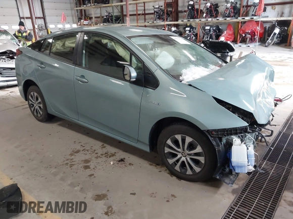 2021 Toyota Prius LE with VIN JTDL9MFU5M3025260, listed as a IAAI auction lot 41374329 with Not provided miles and . Bid and sale history available at DreamBid. Image 1.