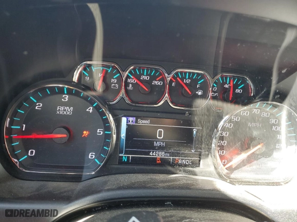2018 Chevrolet Silverado 1500 LT with VIN 1GCVKREH7JZ379482, listed as a Copart auction lot 88638655 with 44,286 mi miles and Salvage Title. Bid and sale history available at carsss.com. Image 9.