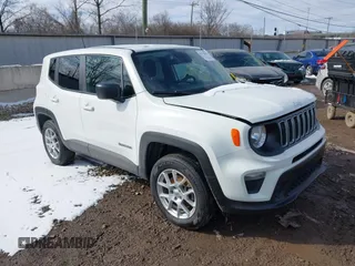 2023 Jeep Renegade Upland with VIN ZACNJDB10PPP15099, listed as a IAAI auction lot 41578214 with 78,051 mi miles. Bid and sale history available at carsss.com. Image 1.