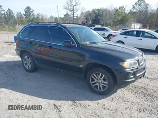 2005 BMW X5 4.4i with VIN 5UXFB53595LV18914, listed as a IAAI auction lot 41726135 with 174,170 mi miles. Bid and sale history available at carsss.com. Image 1.