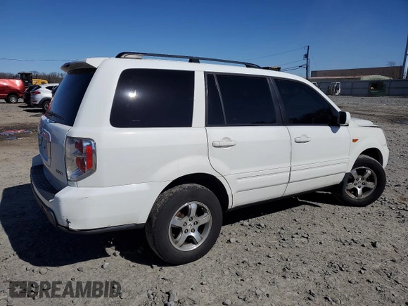 2008 Honda Pilot EX-L with VIN 5FNYF18578B015776, listed as a Copart auction lot 46199664 with 200,954 mi miles and Salvage Title. Bid and sale history available at carsss.com. Image 3.