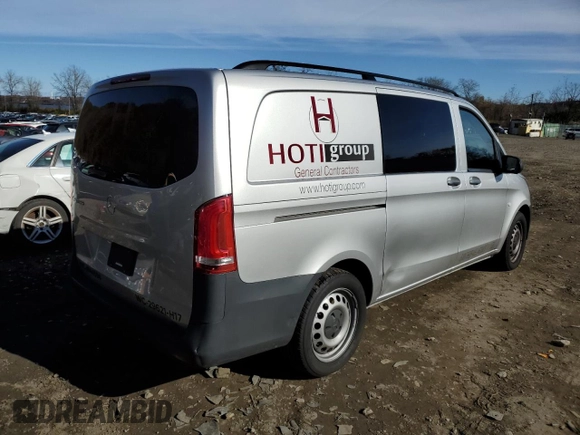 2018 Mercedes-Benz Metris Cargo with VIN WD3PG2EAXJ3419023, listed as a Copart auction lot 72775563 with 37,591 mi miles and . Bid and sale history available at carsss.com. Image 3.