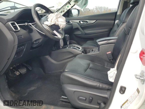 2016 Nissan Rogue SL with VIN 5N1AT2MT6GC832135, listed as a Copart auction lot 81309684 with 0 mi miles and Salvage Title. Bid and sale history available at carsss.com. Image 7.