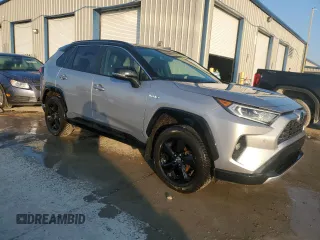 2021 Toyota RAV4 Hybrid XSE with VIN JTME6RFVXMD512021, listed as a Copart auction lot 53059885 with 67,541 mi miles and Salvage Title. Bid and sale history available at carsss.com. Image 4.