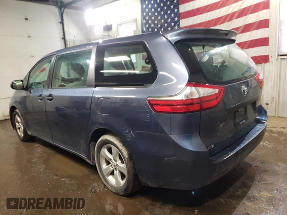 2016 Toyota Sienna L with VIN 5TDZK3DC3GS711285, listed as a Copart auction lot 83578874 with 120,956 mi miles and Salvage title. Bid and sale history available at DreamBid. Image 2.