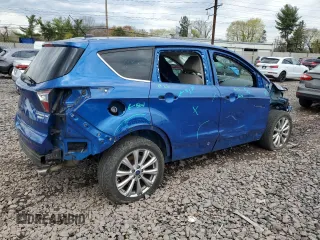 2017 Ford Escape Titanium with VIN 1FMCU9JD1HUA44855, listed as a Copart auction lot 52526095 with 62,356 mi miles and Salvage Title. Bid and sale history available at carsss.com. Image 3.