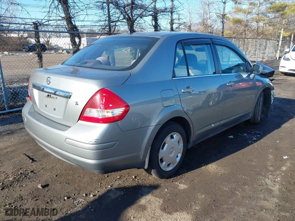 2007 Nissan Versa 1.8 S with VIN 3N1BC11EX7L404939, listed as a IAAI auction lot 41753426 with 163,944 mi miles. Bid and sale history available at carsss.com. Image 4.