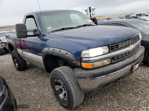 2002 Chevrolet Silverado 1500 LS with VIN 1GCEK14V42Z249072, listed as a Copart auction lot 78186794 with 159,220 mi miles and Salvage Title. Bid and sale history available at carsss.com. Image 4.