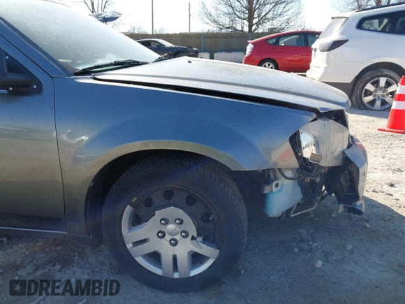 2013 Dodge Avenger SE with VIN 1C3CDZAB8DN596915, listed as a IAAI auction lot 41781939 with 122,440 mi miles and . Bid and sale history available at carsss.com. Image 13.
