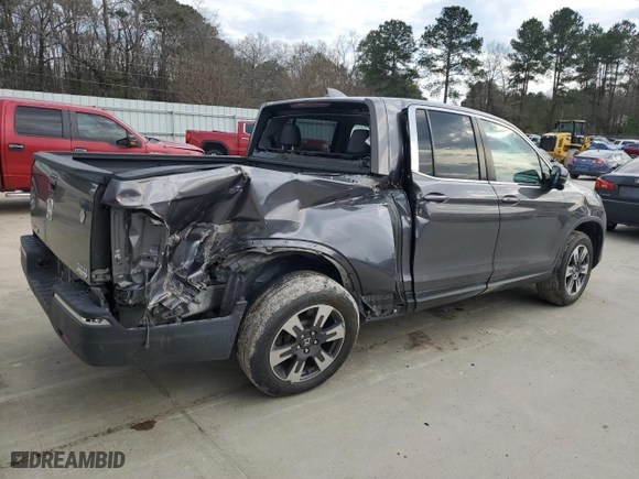 2017 Honda Ridgeline RTL-T with VIN 5FPYK2F61HB011324, listed as a Copart auction lot 42771285 with NaN miles and Salvage Title. Bid and sale history available at carsss.com. Image 3.