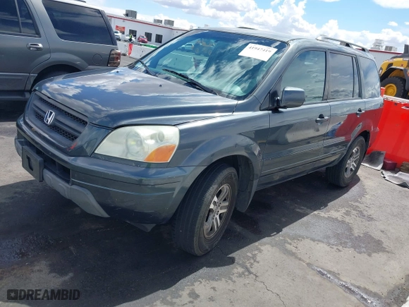 2004 Honda Pilot EX with VIN 2HKYF186X4H534566, listed as a IAAI auction lot 41947419 with 1 mi miles. Bid and sale history available at carsss.com. Image 2.
